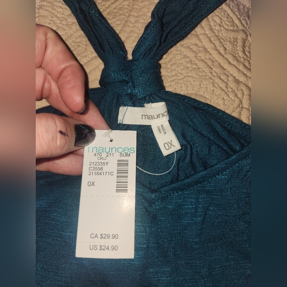 Knot Racerback Tank Top (S9) - Picture 8 of 9